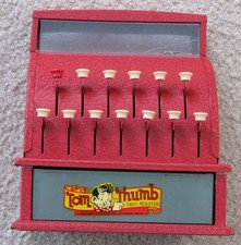Vintage Tom Thumb Cash Register, Red, 1950  s, Western Stamping Company