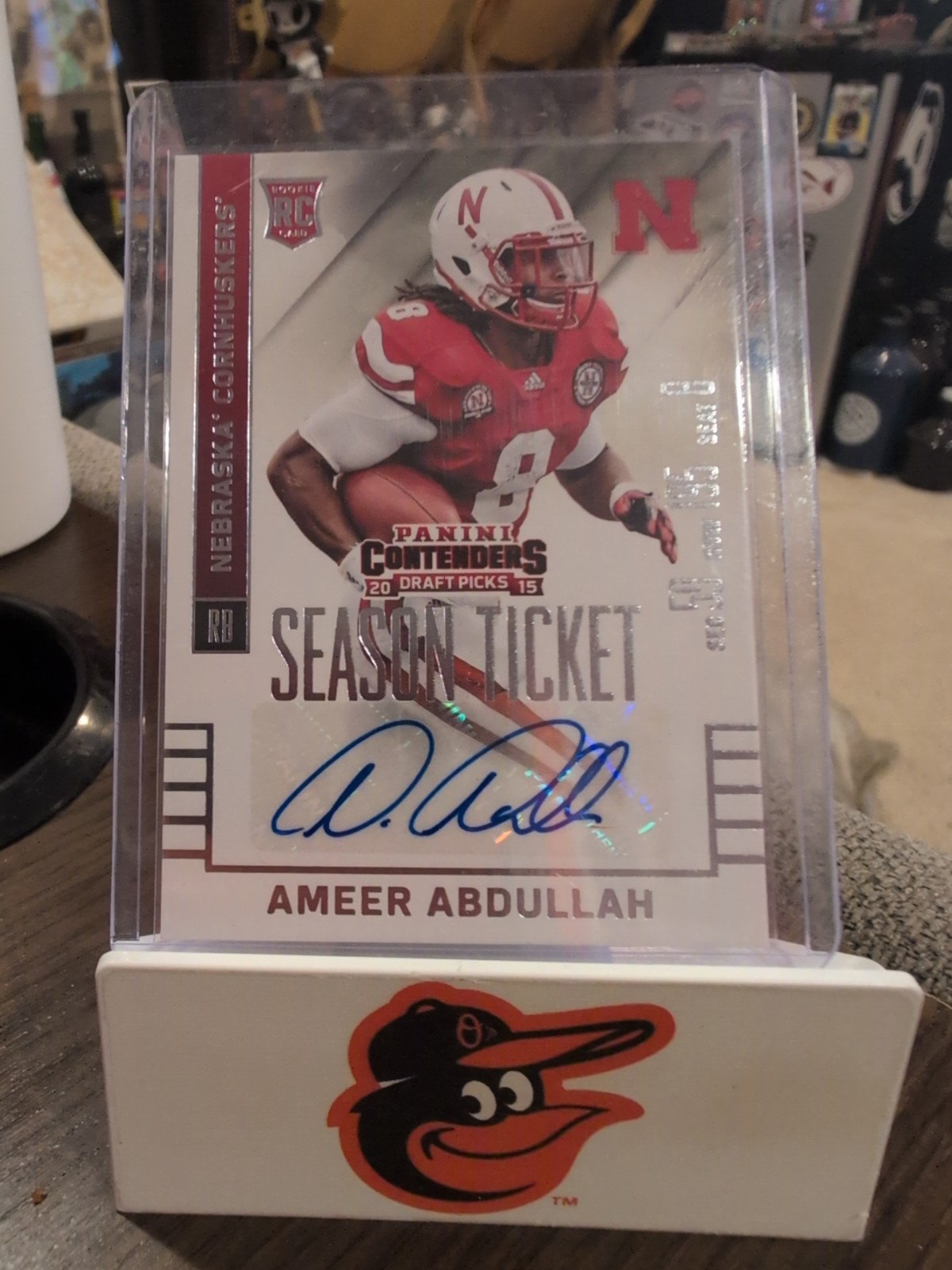 Ameer Abdullah Panini Contenders Draft Picks #102 Seat-Autograph