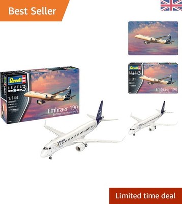03883 Embraer 190'' Lufthansa New Livery Maßstab 1:144 ungebaut/unlackiert Kunststoff...