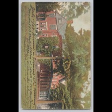 Antique Postcard Fremont Ohio Ex President Hayes Homestead 1908