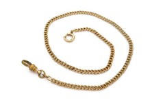Vintage Gold Filled Pocket Watch Chain 14"