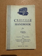 1955 Crosville Handbook Chester Bus Coach Facts & Figures Vehicle Fleet List
