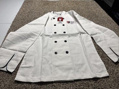 NEW CHEF WORKS JACKET LONG SLEEVE CULINARY SCHOOL SIZE XS