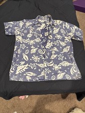 Reyn Spooner Reverse Print Hawaiian Shirt XL