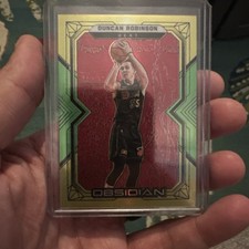2021 Panini Obsidian Electric Etch Red Yellow Green #36 /99 Duncan Robinson