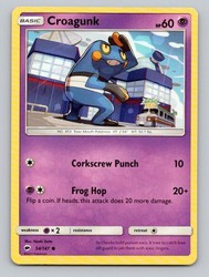 Croagunk 54/147 Common SM Burning Shadows