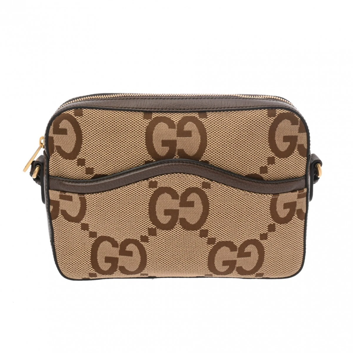 Sac messager Gucci Jumbo GG toile grise modèle unisexe 675891