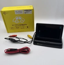 E-Sky 4.3" TFT LCD Foldable Screen Monitor Car Rear View Backup Reverse Camera