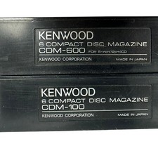 Kenwood CDM-600 CDM-100 6-Disc Compact Disc Magazine Holder Set Made In Japan