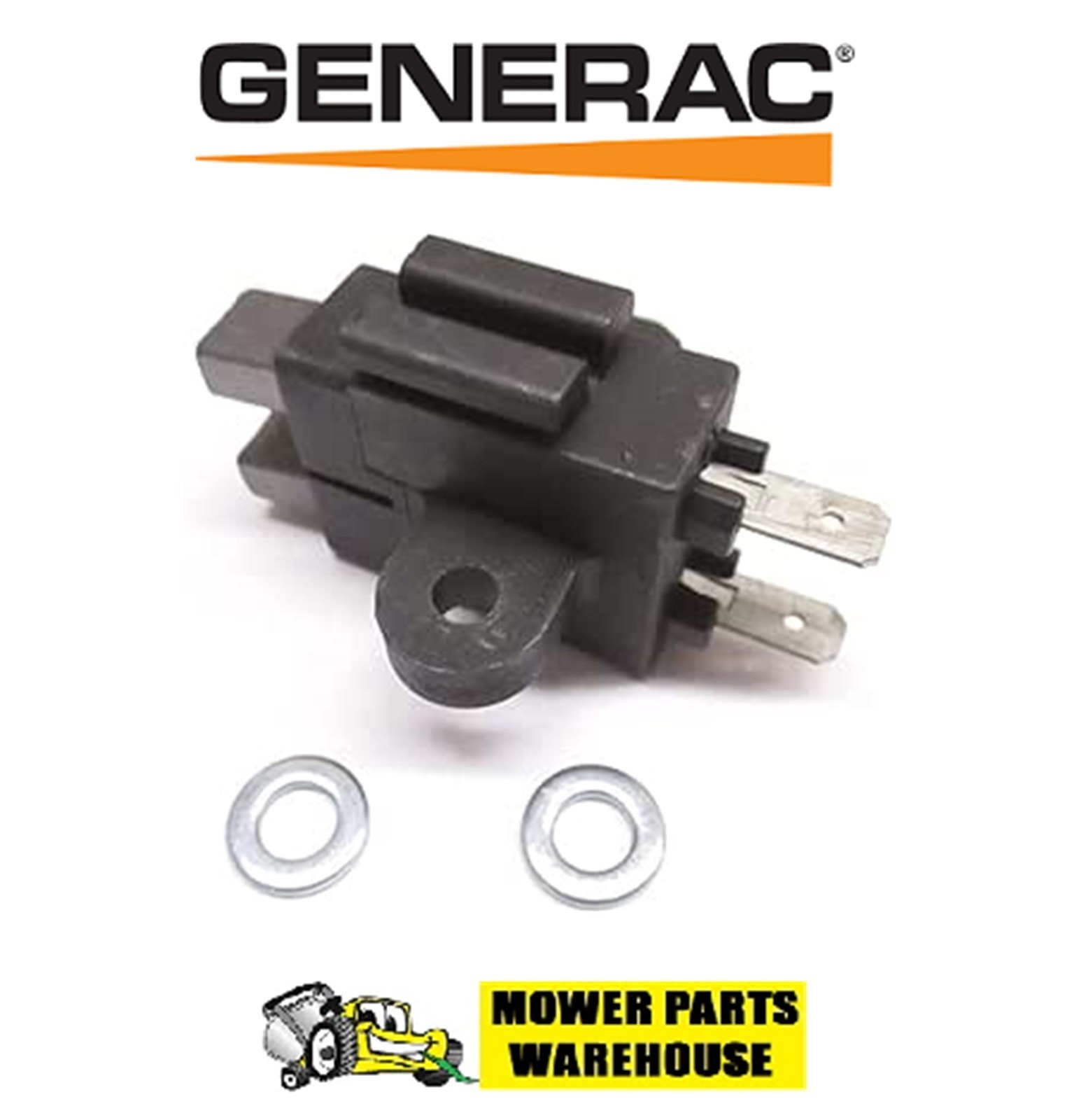 GENUINE OEM GENERAC GUARDIAN BRUSH HOLDER ASSEMBLY 0663860SRV WITH INSTRUCTIONS
