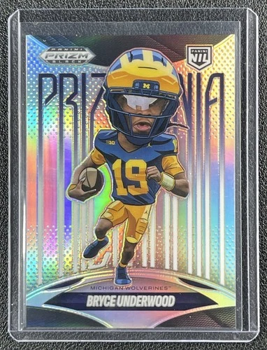 BRYCE UNDERWOOD 2025 PANINI PRIZM BLACK #27 NIL PRIZMANIA SP WOLVERINES