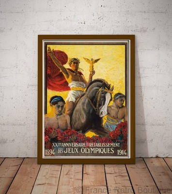 Poster Plakat 21. Jahrestag Erste Gründung der Spiele Monaco