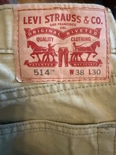 Levi 514’s Men's Jeans Waist 38, Length 30.