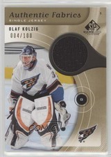 2005-06 SP Game Used Edition Authentic Fabrics Gold 4/100 Olaf Kolzig #AF-OK nd3