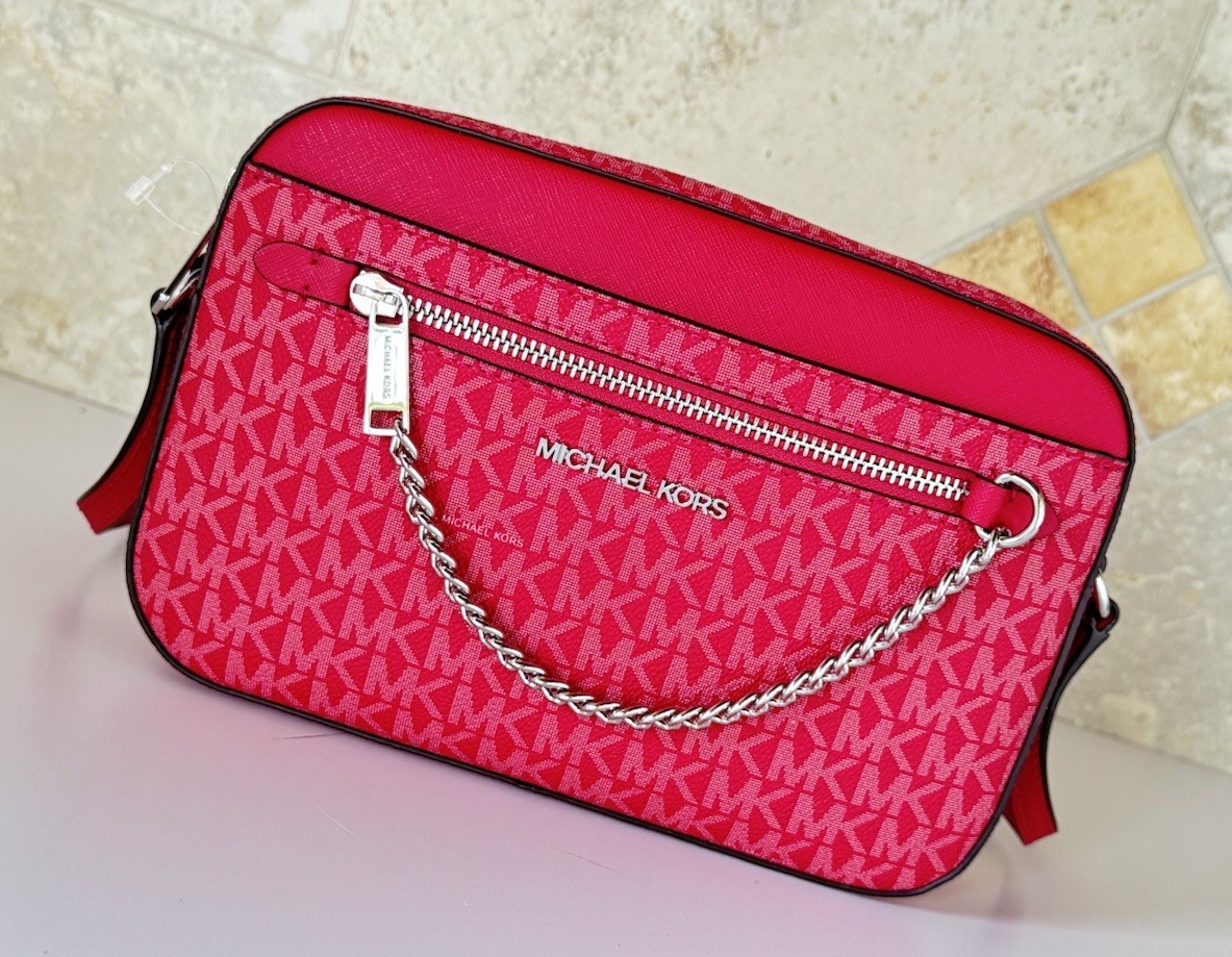 Michael Kors Jet Set Item East West Chain Crossbody Bag MK Dark