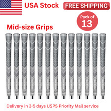 Pack of 13 Golf Pride MCC Plus 4 Midsize Grey / US stock  Free shipping in USA
