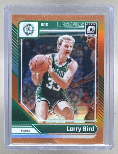 Larry Bird 2024 Panini Donruss Optic #243 Orange Prizm Legend /175
