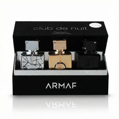 Armaf Club De Nuit 3 Piece Gift Set Men 1oz Intense Sillage Milestone EDT NEW
