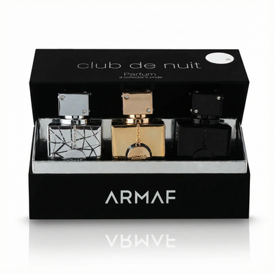 Armaf Club De Nuit 3 Piece Gift Set Men 1oz Intense Sillage