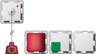 Gira Notrufset System 55 291403 reinweiß glänzend Busfähig 24V WC