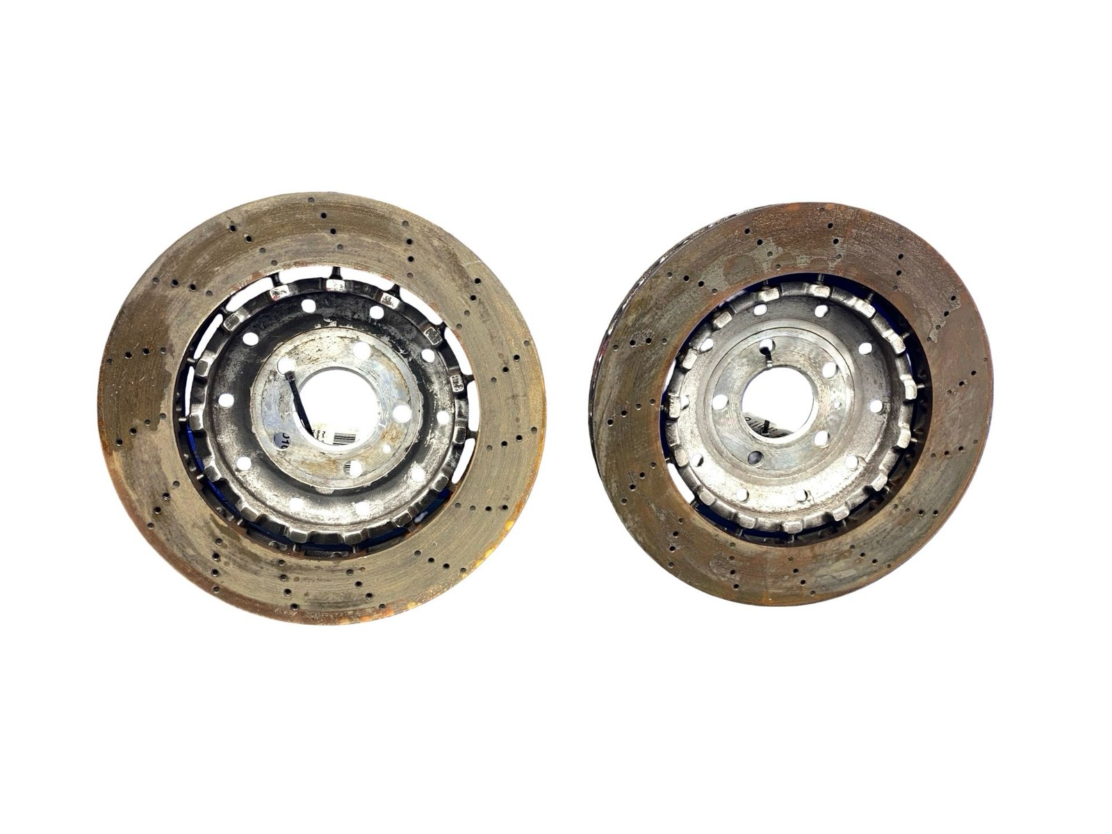 2008-2013 Audi R8 v10 Oem SPYDER AWD 5.0L FRONT LEFT RIGHT BRAKE ROTOR SET