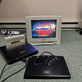 Omega Entertainment Machine Consolized Neo Geo CMVS w/ OEM Controller and Games