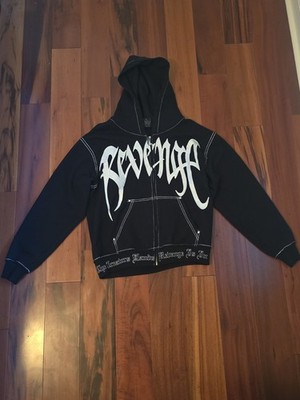 Revenge XXXTentacion Kill Contrast Zip Up Hoodie! Super Rare Authentic Peice