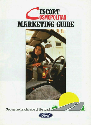 Ford Escort Cosmopolitan Mk4 Marketing Guide 1988 UK Market Salesmans Brochure