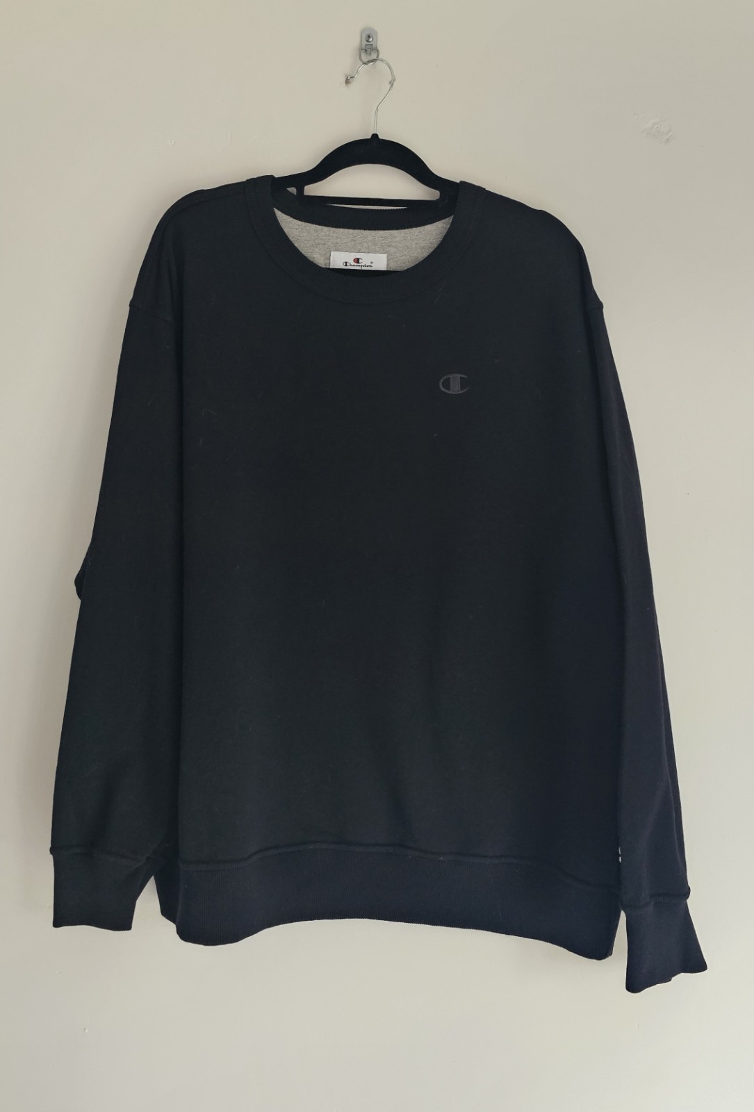 Champion Authentic Black Crewneck Sweatshirt 2XL Great Condition