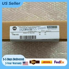 AB 1756-IV32 ControlLogix32Pt 12/24VDC D/I Module New Factory Sealed US Free Tax