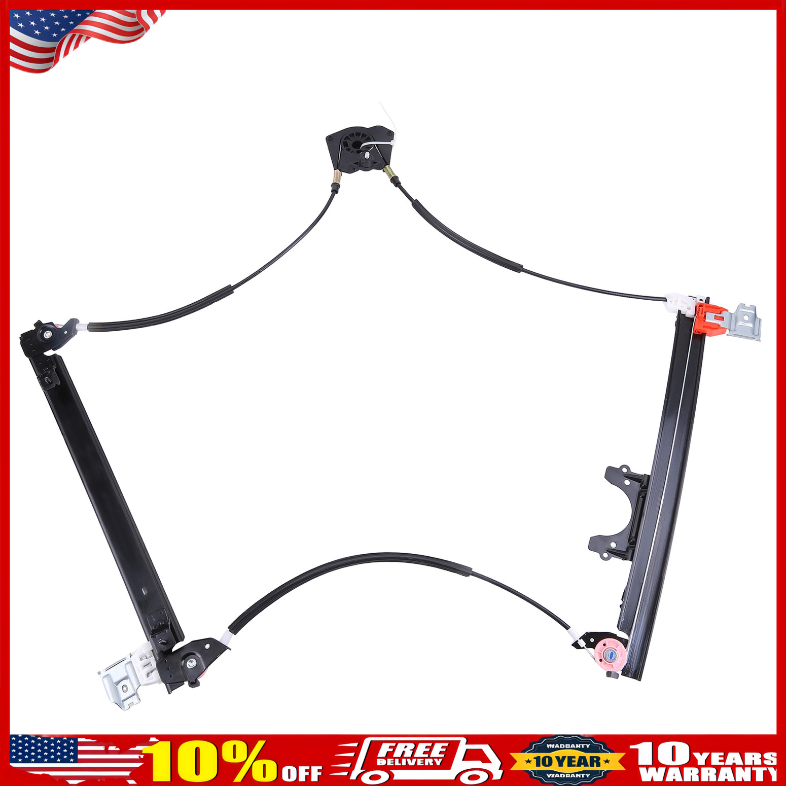 Window Regulator 66944900 Replacement For Maserati Quattroporte 2003-2004 3.2L