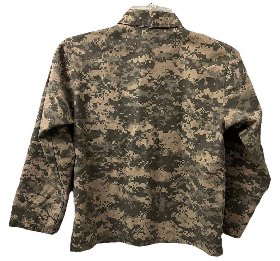 Unbranded Children’s Denim Camo Jacket Buttons Sz Lg 4 Pockets Long Sleeves - Image 2 of 4