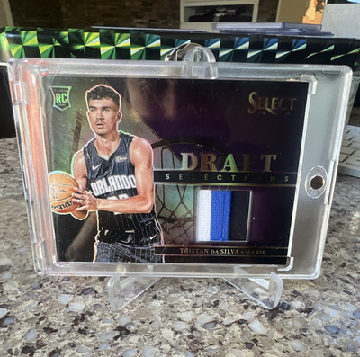 Panini 2024-25 Select Tristan Da Silva RC Draft Selections Mem Purple Prizm /99