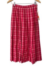 Vintage 80s Country Sophisticates Pendleton Plaid Skirt Size 6 Deadstock NEW