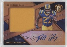 2019 Gold Standard Rookie Jersey Jumbo Platinum 37/49 Darrell Henderson Auto 1u6