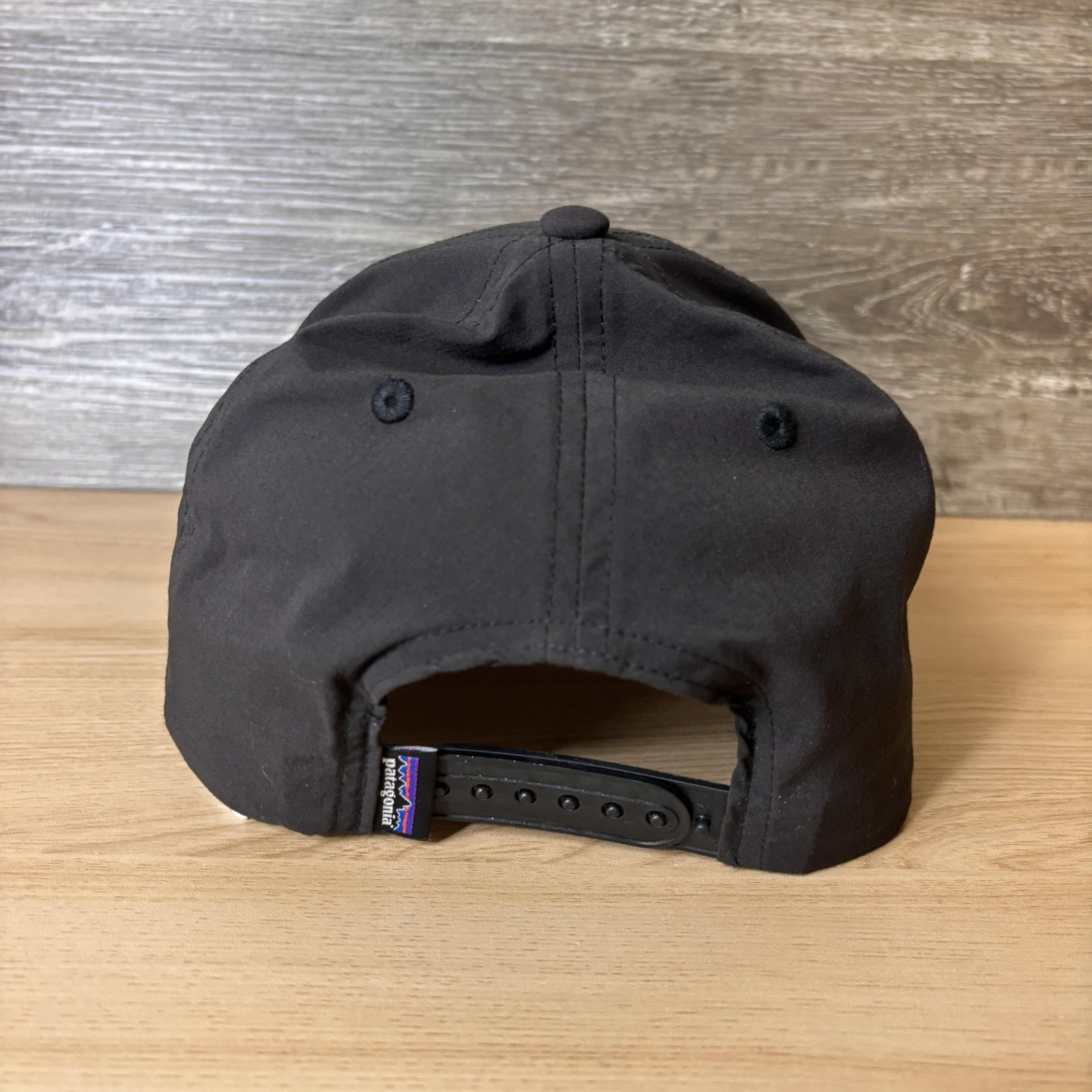 Patagonia Hat Cap Snap Back Black Patch Logo Mens… - image 5