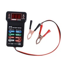 12V Car Battery Tester with LCD Display LED Indication, Automotive Battery