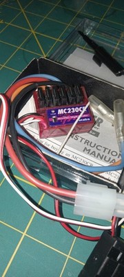 NOS FUTABA MC230CR MOTOR CONTROLLER, SPEED CONTROL. Tamiya, Kyosho