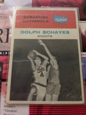 Dolph Schayes #63 Rookie card 1962 FLEER