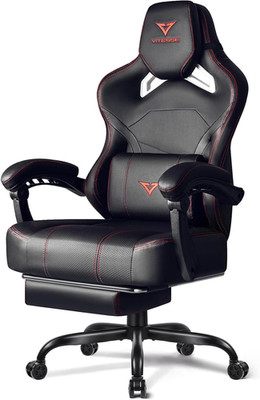 VITESSE Big and Tall Gaming Chair 400Lb Capacity with Footrest, Racing-Style Hig