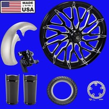 Harley Davidson Touring 26 Fat Front Tire Kit...
