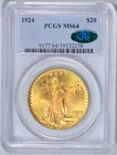 1924  $20 Gold St. Gaudens  PCGS MS64 CAC  *  #19122258