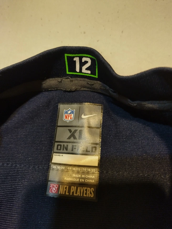 Camiseta deportiva para hombre NFL Seattle Seahawks Russell Wilson número 3 Nike On Field talla XL Foto 4 de 4