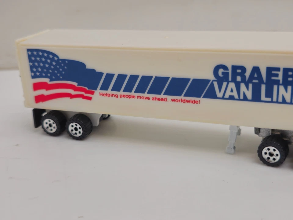 Semirremolque y remolque Road Champs Kenworth T600A Graebel Van Lines 1987 de colección Foto 3 de 4