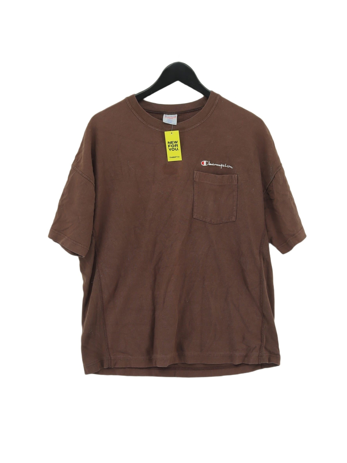 ALTRA T shirt uomo Champion S marrone 100% altro basic