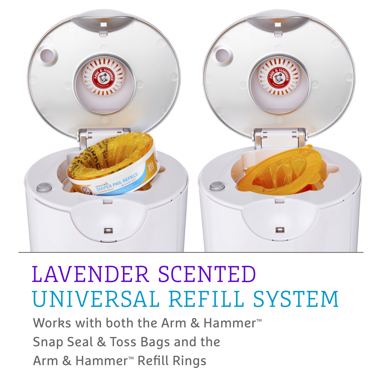 Munchkin 15900 Diaper PAIL Powered by Arm & Hammer eBay