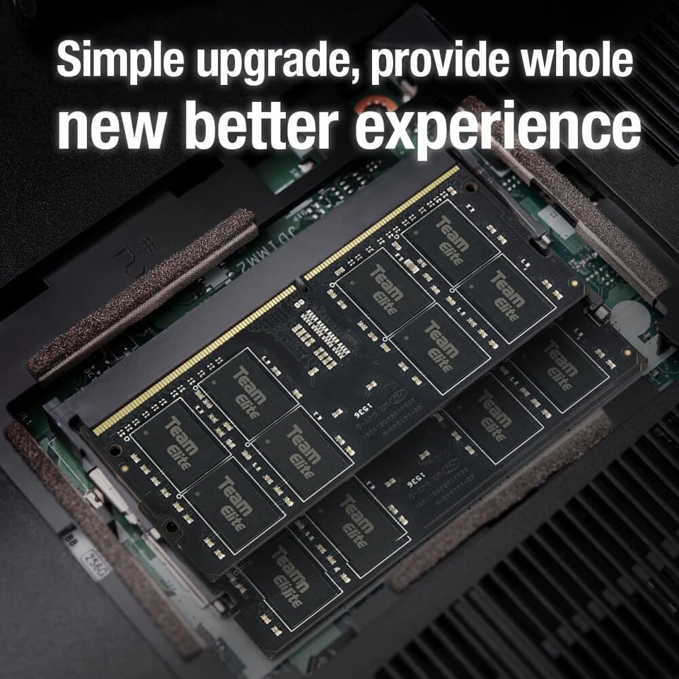 TEAMGROUP Elite 32GB DDR4 Laptop RAM 3200MHz 2x16GB SODIMM 260 Pin Upgrade - Image 4 of 4