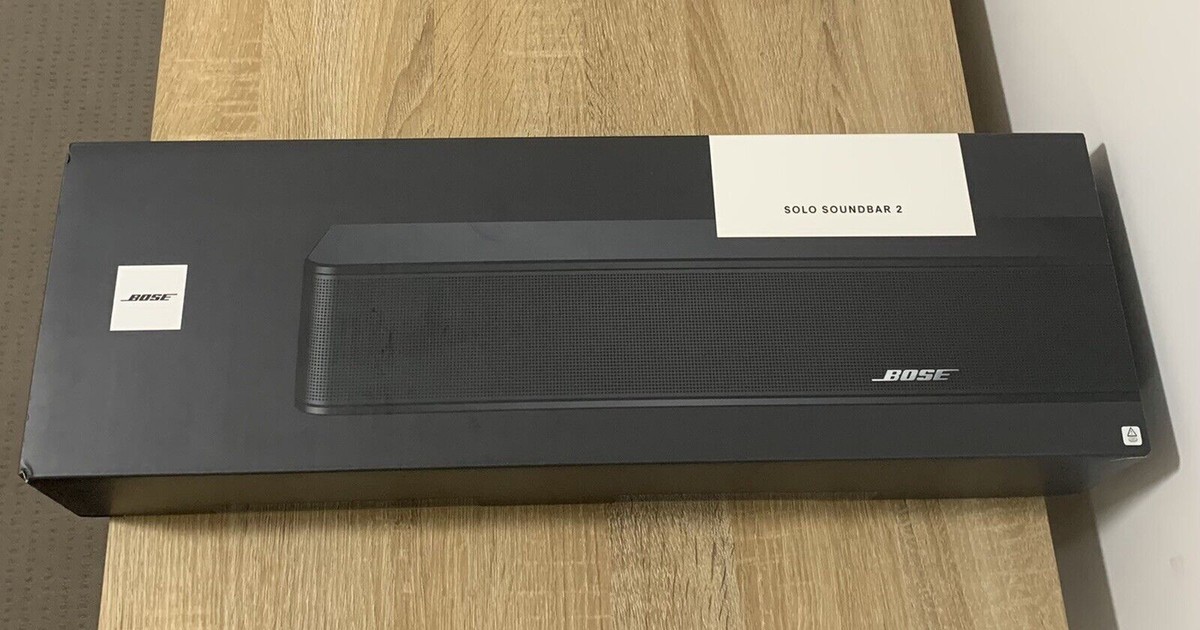 Bose Solo Soundbar Series II 2 Bluetooth TV Speaker - Black Bose Solo Soundbar Series II 2 Bluetooth TV Speaker - Black