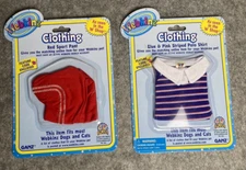 Webkinz Clothing  Red Sport Pant Blue Pink  Polo Shirt Sealed NOS 2pcs