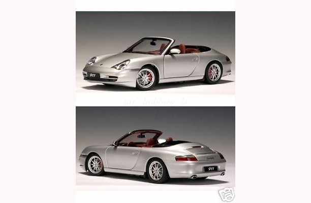 Autoart Porsche 911 Carrera 1 18 Silver With Dark Red Interior